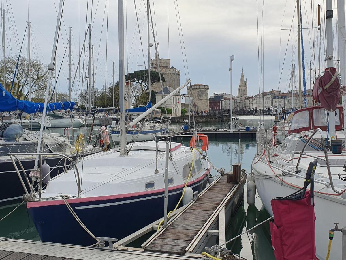 La Rochelle Voilier Hotel A Quai Centre Ville Vieux Port Bagian luar foto